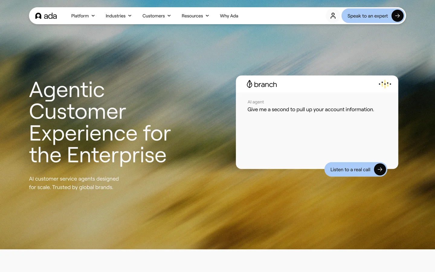 Ada homepage