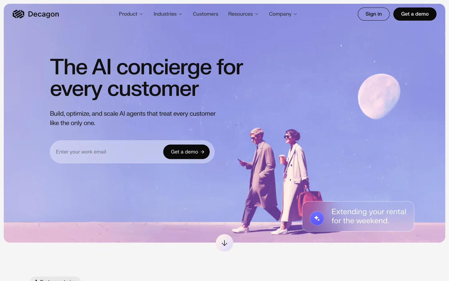 Decagon homepage