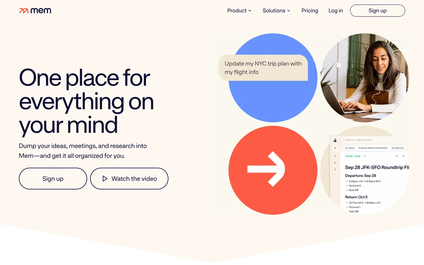 Mem homepage