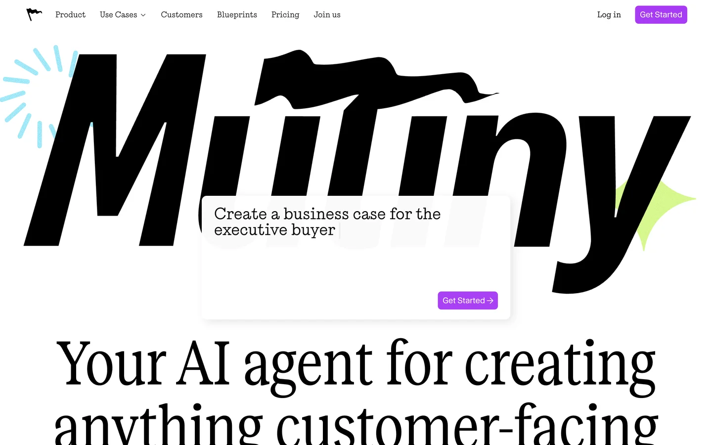 Mutiny homepage