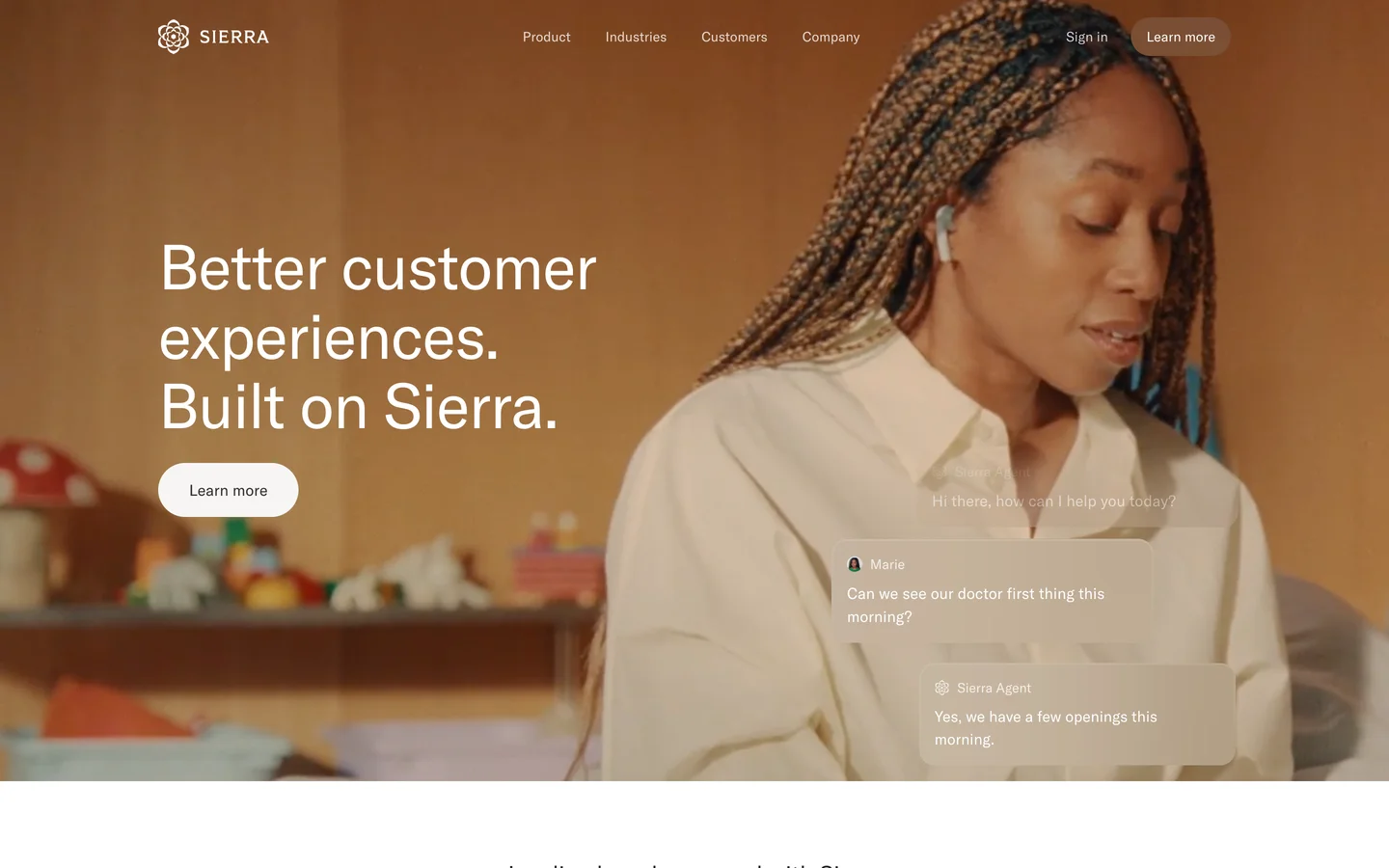 Sierra homepage